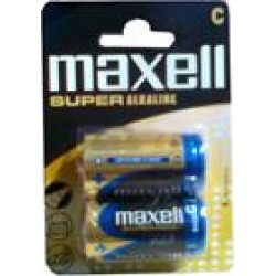 MAXELL SUPER Αλκαλική μπαταρία LR14, 1.5V, 2τμχ