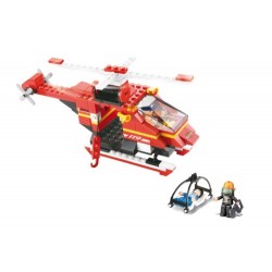 SLUBAN Τουβλάκια Fire, Rescue Helicopter M38-B0218, 155τμχ