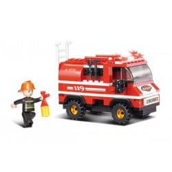 SLUBAN Τουβλάκια Fire, Fire Truck M38-B0276, 133τμχ