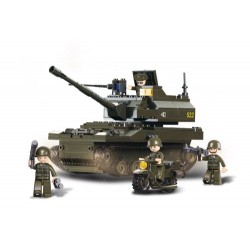 SLUBAN Τουβλάκια Army, Tank M38-B9800, 258τμχ