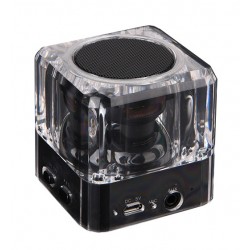 POWERTECH Bluetooth Speaker PT-404, Portable, 3W, Led Light, Black