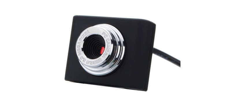 POWERTECH Web Camera PT-507 0.3MP, Video, με κλιπ, Black
