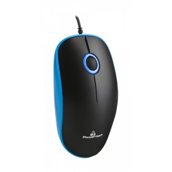 POWERTECH Ενσύρματο ποντίκι, Οπτικό, 1000DPI, USB, μπλε