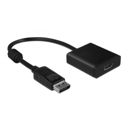 POWERTECH Premium Quality Converter DP σε HDMI, Active, ferrite, Black