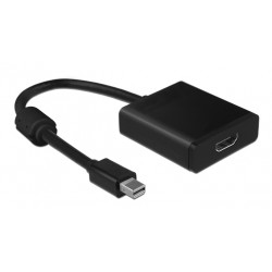 POWERTECH Premium Quality Converter από Mini DP σε HDMI, Active, Black