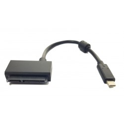 POWERTECH Converter Type-C σε SATA/Micro USB, Premium Quality, Black