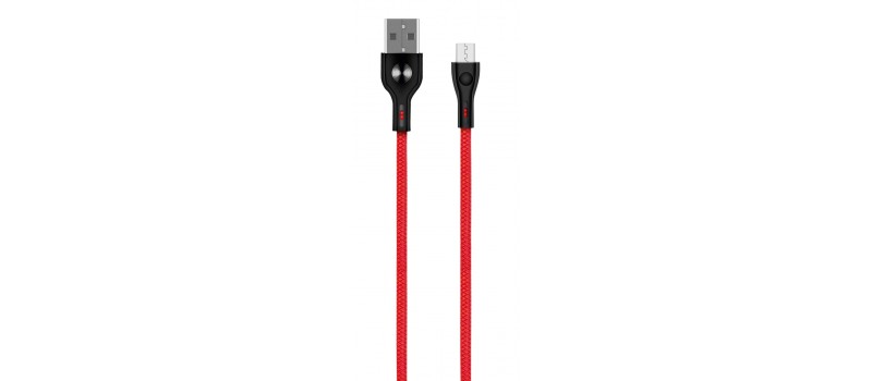 POWERTECH Καλώδιο USB σε Micro USB eco pvc PTR-0005, copper, 1m, κόκκινο