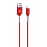POWERTECH Καλώδιο USB σε Lightning flex alu PTR-0021 copper, 1m, κόκκινο