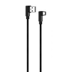 POWERTECH Καλώδιο USB σε Micro USB game 90 PTR-0042 copper, 1m, μαύρο