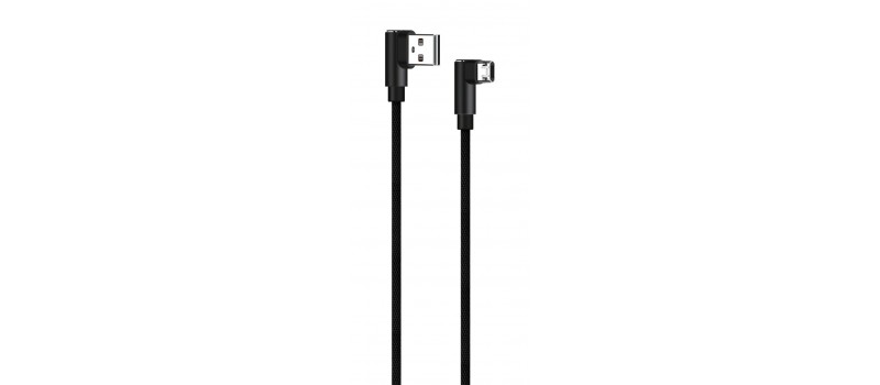 POWERTECH Καλώδιο USB σε Micro USB game 90 PTR-0042 copper, 1m, μαύρο