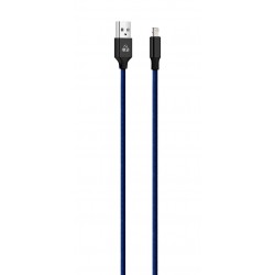 POWERTECH Καλώδιο USB σε Lightning eco small PTR-0050 copper, 1m, μπλε