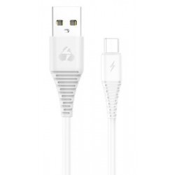 POWERTECH Καλώδιο USB σε Micro USB eco PTR-0057 copper, 1m , λευκό
