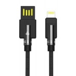 POWERTECH Καλώδιο USB σε Lightning dual ele PTR-0063 copper, 1m, μαύρο