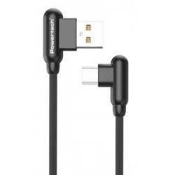 POWERTECH Καλώδιο USB σε Micro USB game 90 PTR-0065 copper, 1m, μαύρο