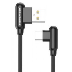 POWERTECH Καλώδιο USB σε Type-C game 90 PTR-0067 copper, 1m, μαύρο