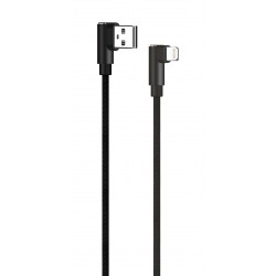 POWERTECH Καλώδιο USB σε Lightning game 90 PTR-0078 copper, 1m, μαύρο
