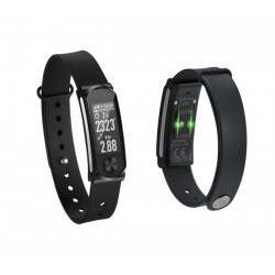 MOBILE ACTION Heart Fitness Band Q-68HR, με Smart Notifications, Black