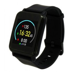 MOBILE ACTION Smartwatch Q-82, έγχρωμη οθόνη, ειδοποιήσεις, steps, μαύρο
