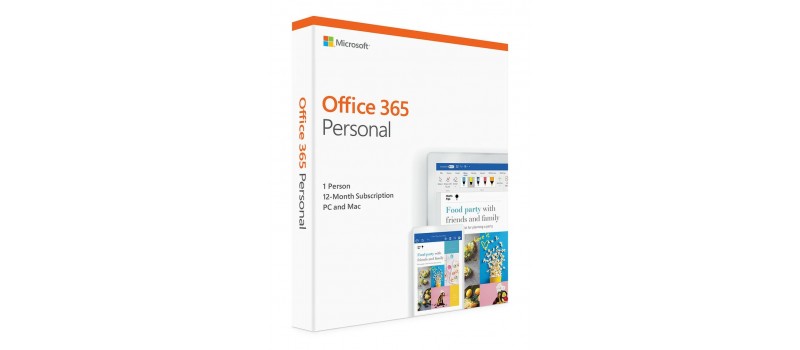 MICROSOFT Office 365 Personal, English, 1 έτος