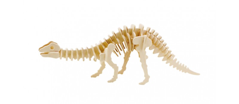 ROWOOD Ξύλινο 3D πάζλ δεινόσαυρος απατόσαυρος JP219, 39τμχ