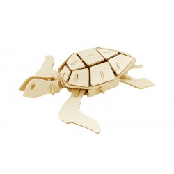 ROWOOD Ξύλινο 3D πάζλ θαλάσσια χελώνα JP295, 69τμχ