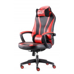 REDRAGON Gaming Καρέκλα C101 Metis, Εργονομική, μαύρη-κόκκινη