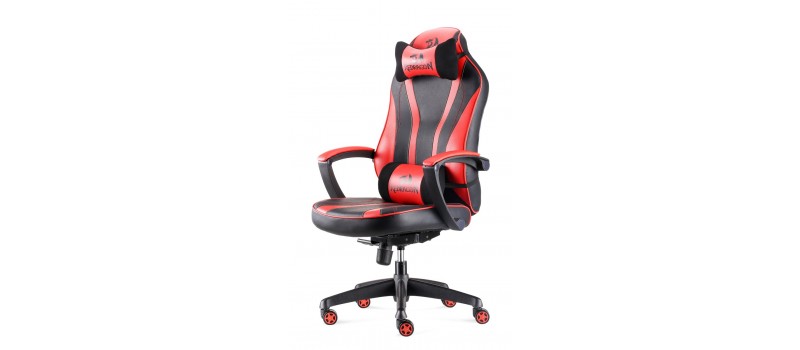 REDRAGON Gaming Καρέκλα C101 Metis, Εργονομική, μαύρη-κόκκινη