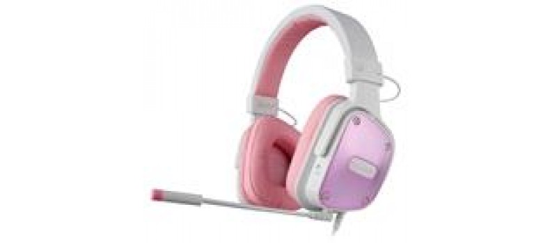 SADES Gaming Headset Dpower, 3.5mm, 40mm ακουστικά, Pink