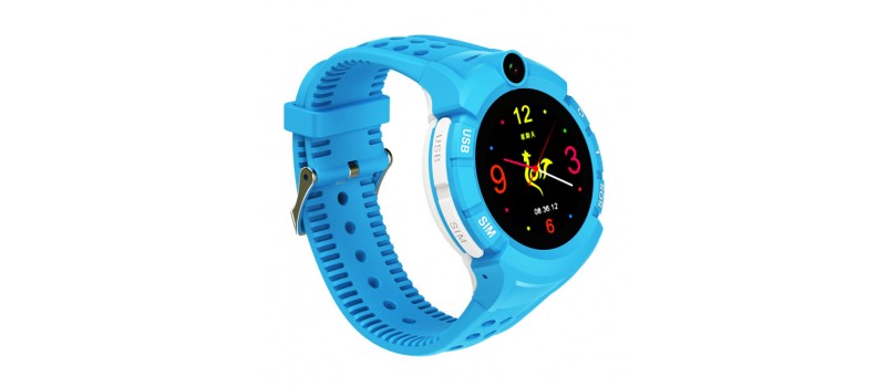 GPS Παιδικό ρολόι χειρός SD-S02-BL, SOS-Βηματομετρητής, μπλε