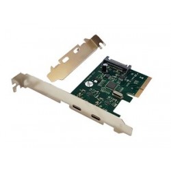 POWERTECH Κάρτα Επέκτασης PCI-e σε 2x USB 3.1 Type C, Chipset ASM1142