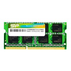 SILICON POWER Μνήμη RAM DDR3 SODimm, 8GB, 1333MHz, CL9