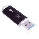 SILICON POWER USB Flash Drive Blaze B02, 32GB, USB 3.1, Black