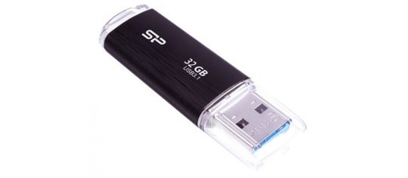 SILICON POWER USB Flash Drive Blaze B02, 32GB, USB 3.1, Black