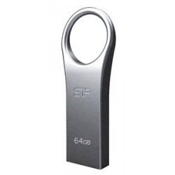 SILICON POWER USB Flash Drive Firma F80, 64GB, USB 2.0, Silver