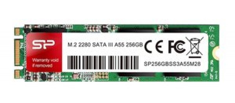SILICON POWER SSD A55, 256GB, M.2 2280, SATA III, 560-530MB/s
