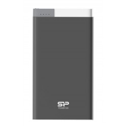 SILICON POWER Power Bank S55 5000mAh, USB, Micro/Lightning Input, Black