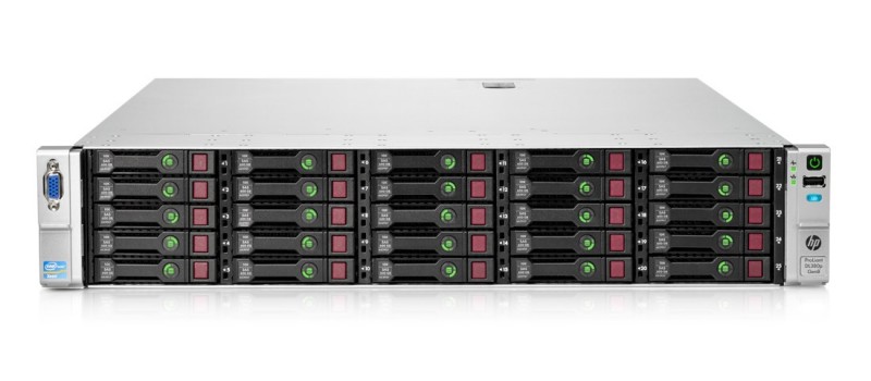 HP server DL380E GEN8 2x E5-2430L, 16GB, 2x 750W, P420/1GB, SFF, REF SQ