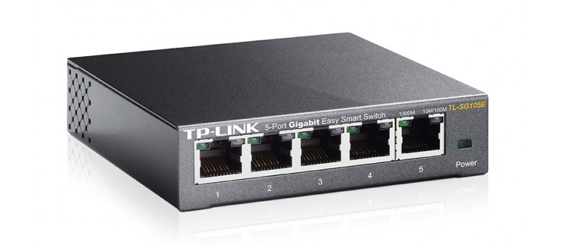 TP-LINK  Easy Smart Switch TL-SG105E,  5-Port Gigabit, Ver. 4.0
