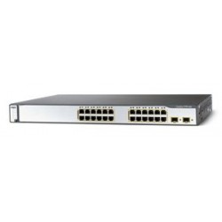 CISCO used Catalyst Switch WS-C3750-24PS-S, 24 ports 10/100, managed